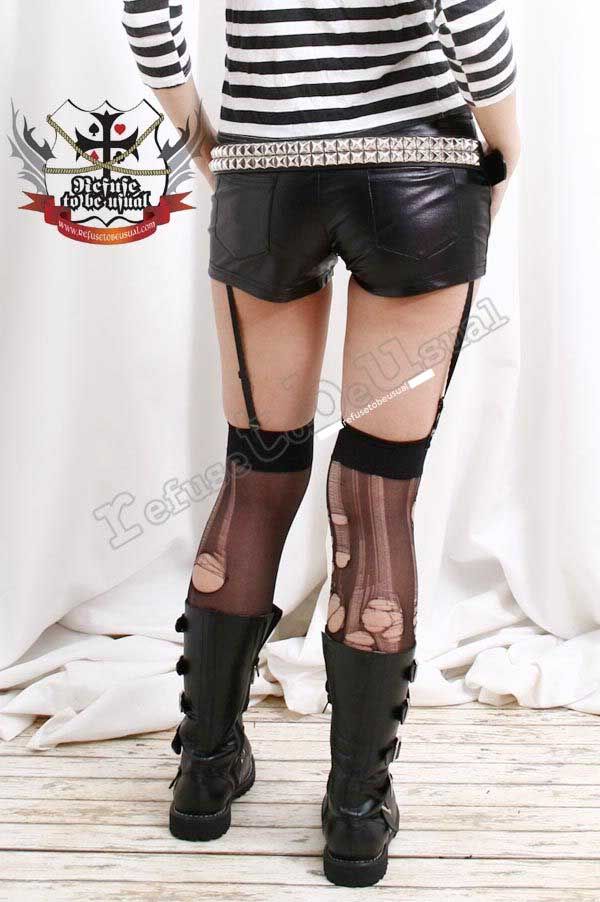 emo booty shorts
